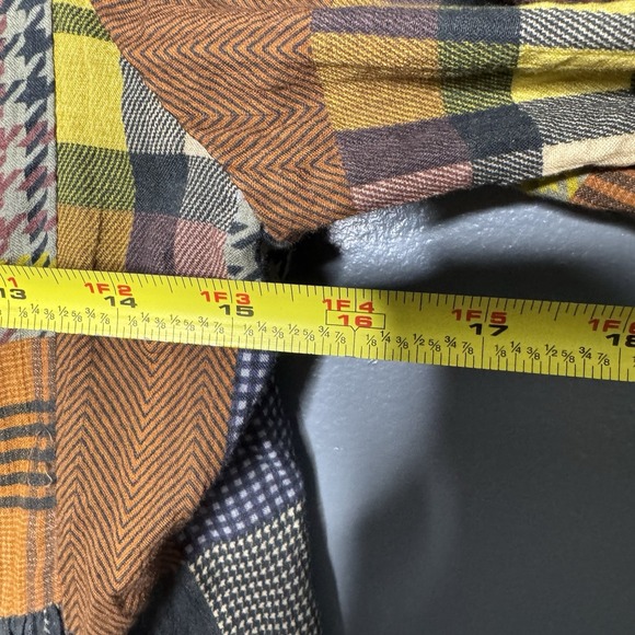 URBAN OUTFITTERS Women's Size XS Hobo Chic Patchwork Ruffle Maxi Dress - Picture 7 of 8